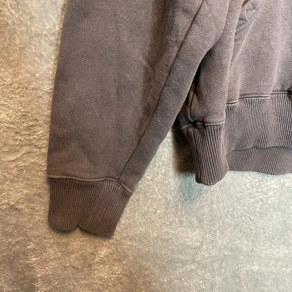 North Face Men Classic Logo Half Dome Pullover Hoodie Heavy Sweatshirt L Gray